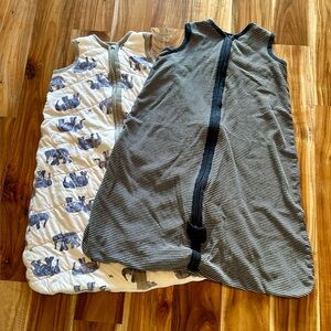 Two Burt’s Bees Baby Sleep Sack Large 12-18 months